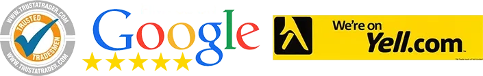 TrustATrader, Google and Yell review profiles